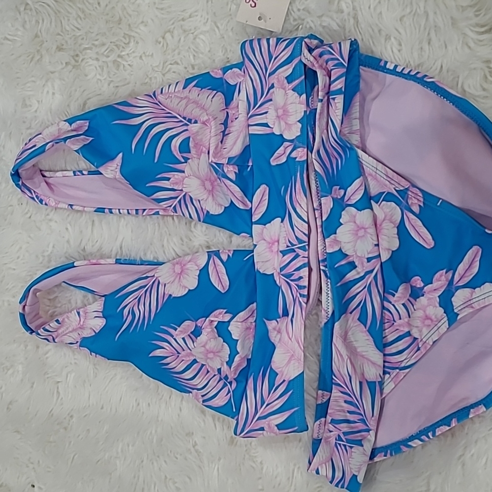 SOS brand bathing suit.